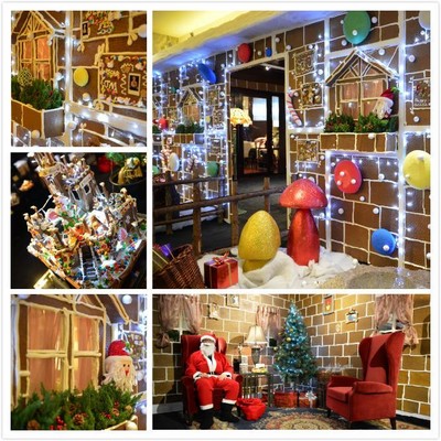 Come to the biggest Gingerbread House in Shanghai at Hilton Shanghai Hongqiao