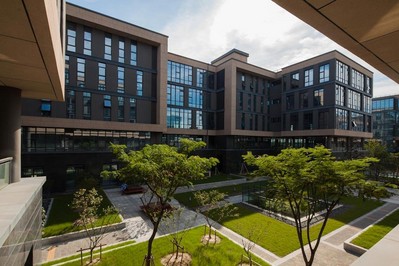 昆山花橋金融園 內(nèi)庭實景圖